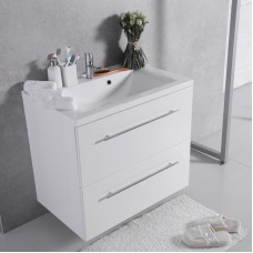 ТУМБА С УМЫВАЛЬНИКОМ 80 СМ FANCY MARBLE GOA, БЕЛЫЙ